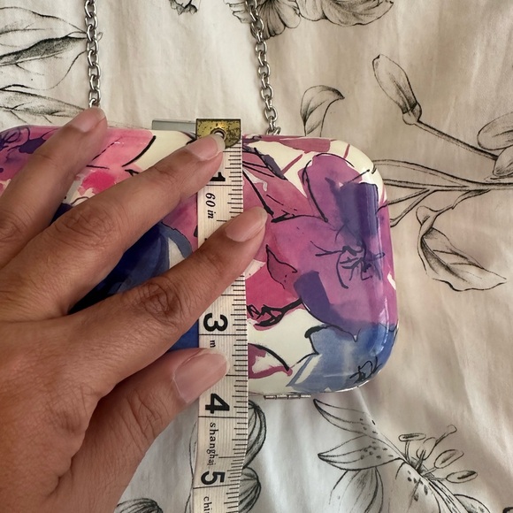 Style & Co Pink and Blue Floral Wristlet - Picture 8 of 9